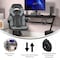 Flash Furniture Gray LeatherSoft Gaming Chair - Skate Wheels CH-00095-GY-RLB-GG - alternate 2